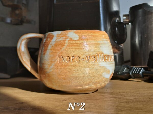 Tasse grès "Mère-veilleuse"