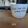 Tasse grès "J'peux pas j'ai mobylette"